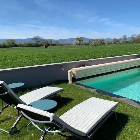 Alojamento de Acomodação e Pequeno-almoço D'hotes Dans Maison Proche De Colmar Holtzwihr